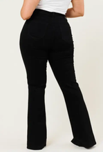Load image into Gallery viewer, Front Slit Bootcut Jeans in Plus
