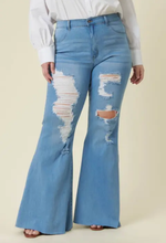 Load image into Gallery viewer, Plus New Day Flare Jeans
