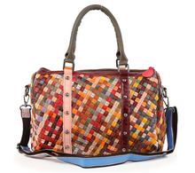 Load image into Gallery viewer, Genuine Leather Woven Large Satchel
