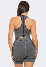 Load image into Gallery viewer, Seamless Print Jacquard Tank Top and Shorts Set
