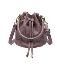 Load image into Gallery viewer, Cute PU Leather Bucket Bag with Adjustable Straps for Women
