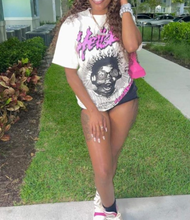 Load image into Gallery viewer, LETTER PRINTING OVERSIZED T SHIRT
