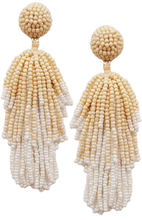 Load image into Gallery viewer, Pompom Ball Seed Tassel Earring
