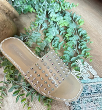 Load image into Gallery viewer, Studded Jelly Sandals
