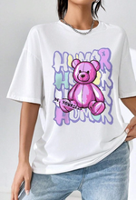 Load image into Gallery viewer, Cartoon Printed Round Neck T Shirt For Summer
