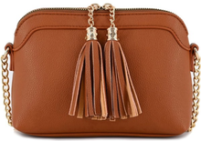 Load image into Gallery viewer, Tassel Small Crossbody Bag with Chain Strap
