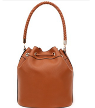 Load image into Gallery viewer, Rhinestoned "The Bucket" Draw String Hobo -Shoulder Bag
