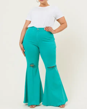 Load image into Gallery viewer, Plus Bella Flare Jeans
