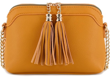 Load image into Gallery viewer, Tassel Small Crossbody Bag with Chain Strap
