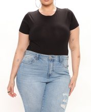 Load image into Gallery viewer, Short Sleeve Cotton Bodysuit
