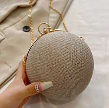 Load image into Gallery viewer, Diamond Studded Spherical Evening Bag Clutch
