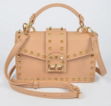 Load image into Gallery viewer, Studded Top Handle Clutch

