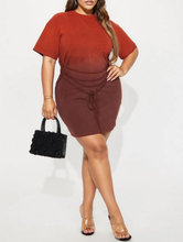 Load image into Gallery viewer, Two Tone  Mini Dress
