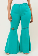 Load image into Gallery viewer, Plus Bella Flare Jeans
