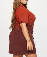 Load image into Gallery viewer, Two Tone  Mini Dress
