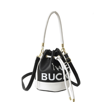Load image into Gallery viewer, The Bucket " Draw String Shoulder Bag
