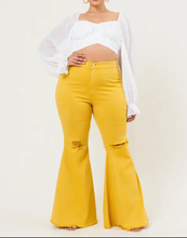 Load image into Gallery viewer, Plus Bella Flare Jeans

