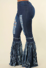 Load image into Gallery viewer, Distressed Bell Bottom Jean
