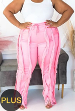 Load image into Gallery viewer, Plus Size Fringe Detail Pants
