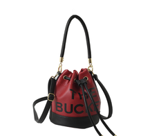 Load image into Gallery viewer, The Bucket " Draw String Shoulder Bag

