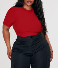 Load image into Gallery viewer, Short Sleeve Cotton Bodysuit
