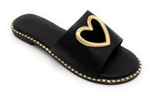Load image into Gallery viewer, Flat Solid Top Studs Around Sole Edge Heart
