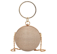 Load image into Gallery viewer, Diamond Studded Spherical Evening Bag Clutch
