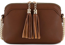 Load image into Gallery viewer, Tassel Small Crossbody Bag with Chain Strap
