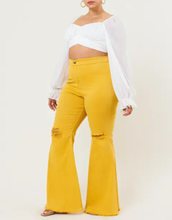 Load image into Gallery viewer, Plus Bella Flare Jeans
