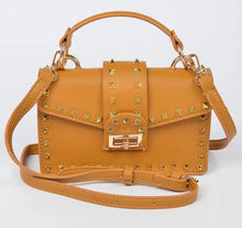 Load image into Gallery viewer, Studded Top Handle Clutch
